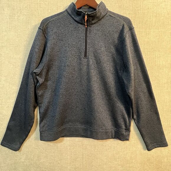 Hawke & Co Other - Hawke and Co 1/4 Zip Dynamic Sport Fiber HSW2565 Pullover Mens L Mock Neck Blue